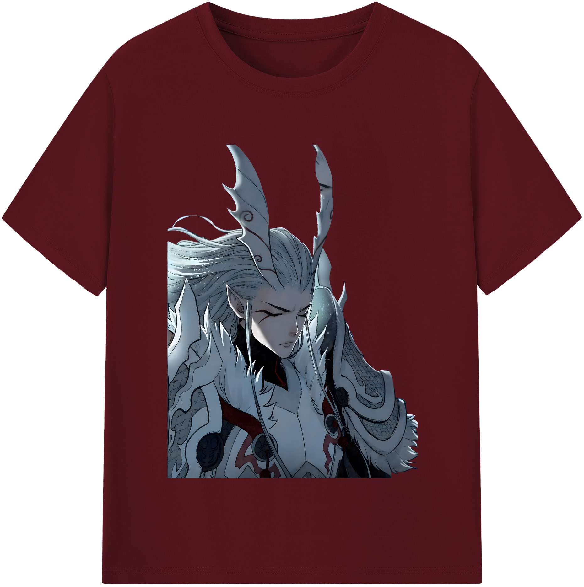 （画像用） Ne Zha 2 ナタ 魔童の大暴れ 綿100％半袖Tシャツ（フロントプリント）